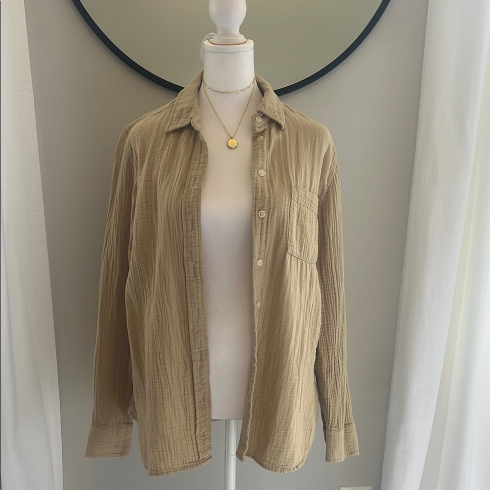 J Crew Women’s Tan Beach Cover Up